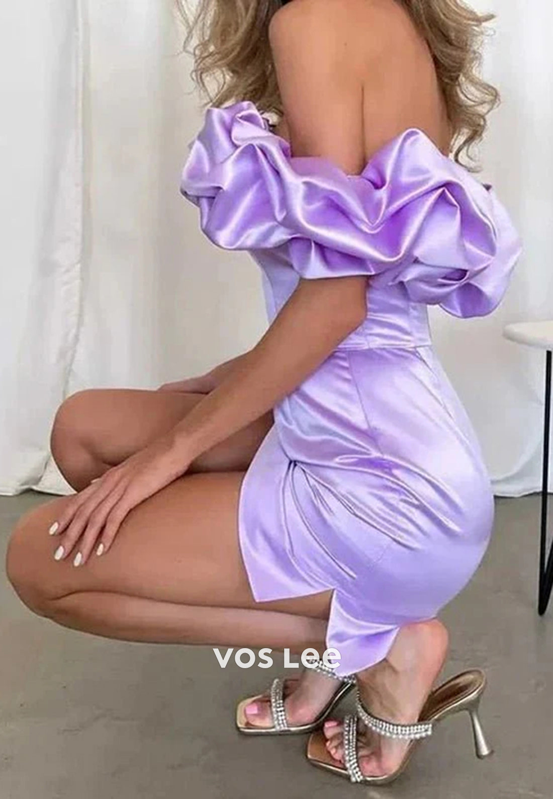 Sexy & Hot Off the Shoulder Mermaid Mini Homecoming Dresses