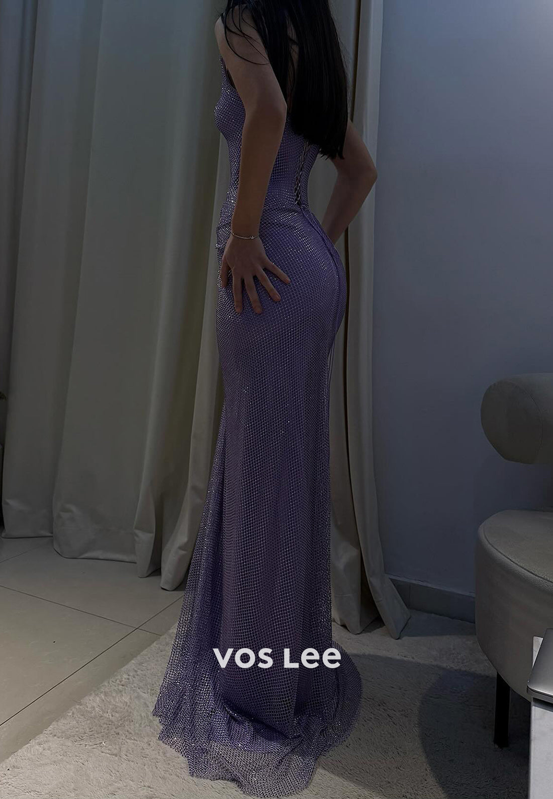 Elegant & Luxurious Sweetheart Strapless Pleated Mermaid Evening Dresses with High Split