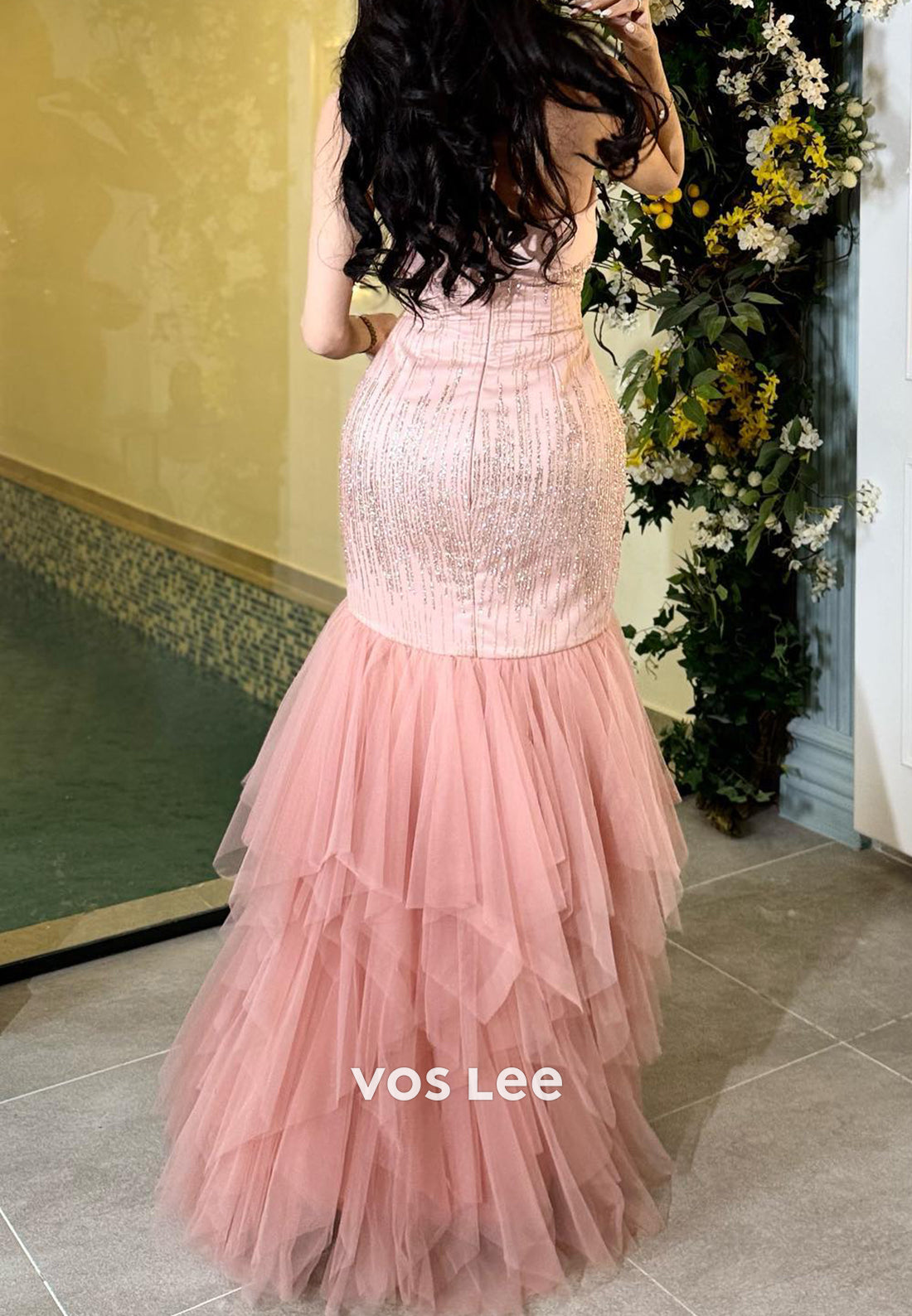 Sparkle & Shine Strapless Sweetheart Floor-Length Pleated Mermaid Evening Dresses