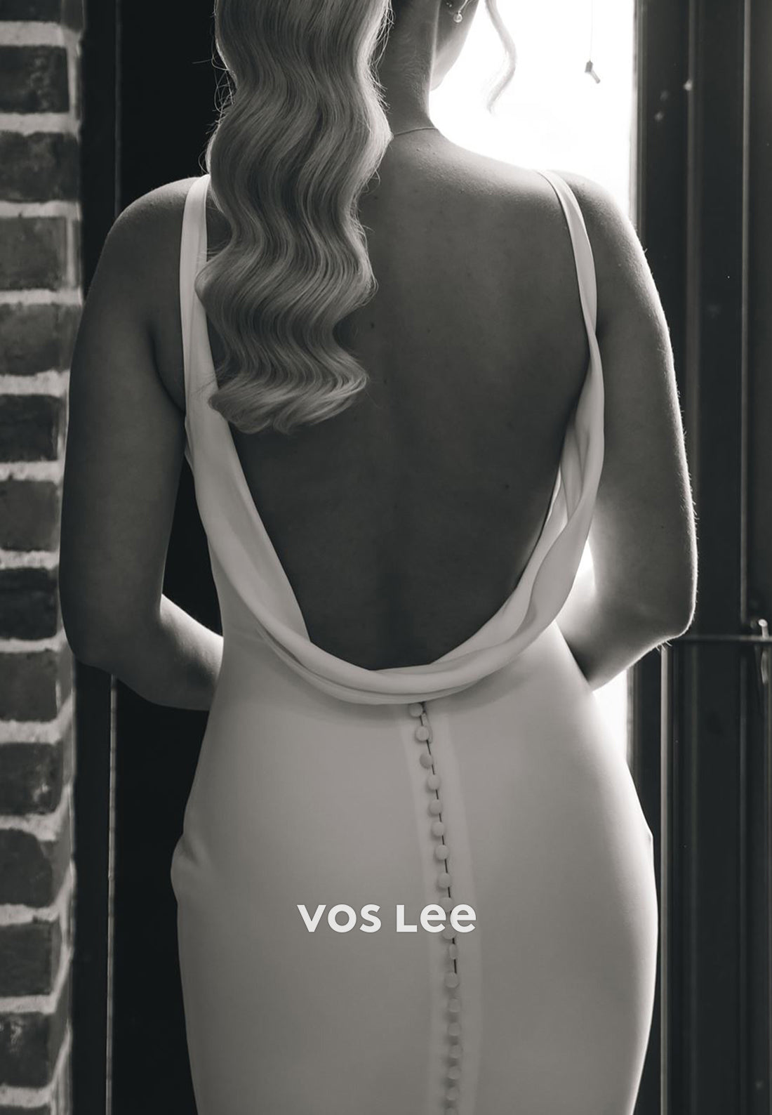 Sexy and Sleek Spaghetti Straps V Neck Mermaid Wedding Dresses