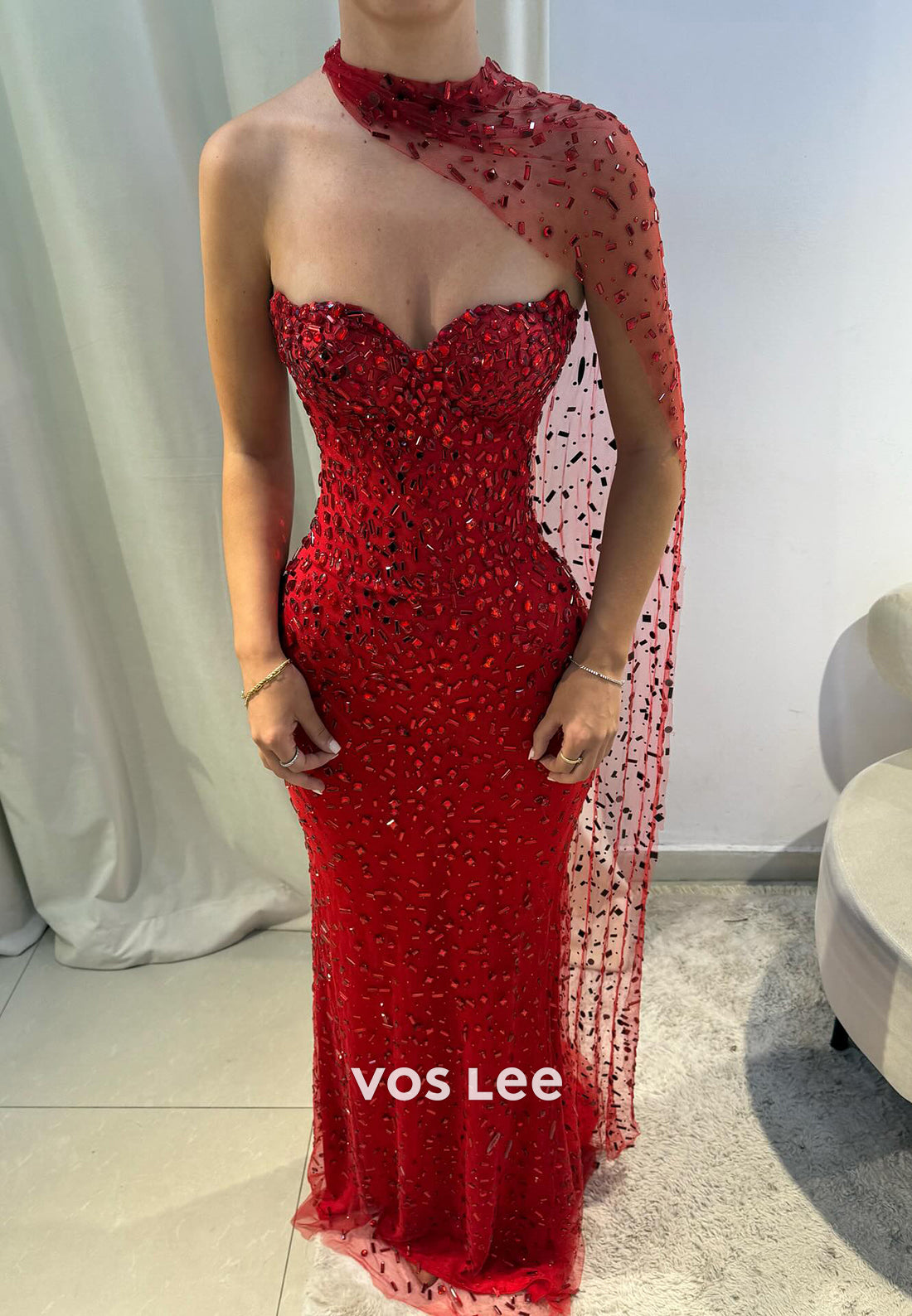 Sparkle & Shine Strapless Sweetheart Fully Rhinestone Prom Dresses