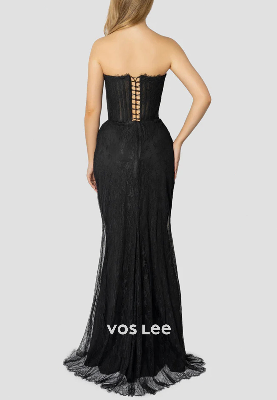Sexy & Hot Sweetheart Appliques Lace Sheath Long Evening Dresses with Sweep Train