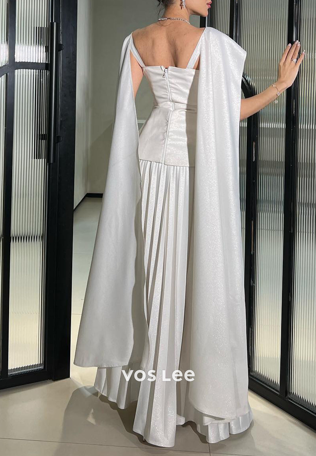 A-Line Sweetheart Rhinestone Beaded Embellished Pleated Evening Dresses
