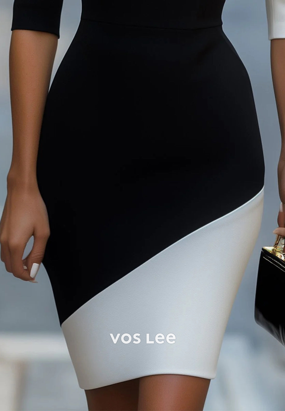Sexy & Sleek Half Sleeve Bateau Neck Ruched Mermaid Wedding Guest Dresses Party Dresses