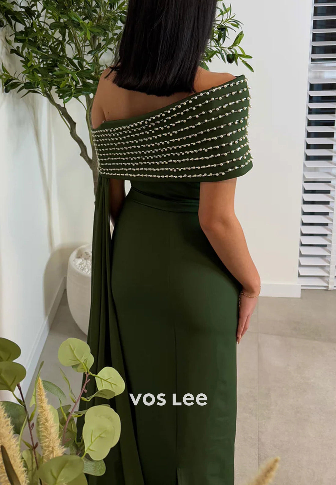 Classic & Timeless Long Sleeve One Shoulder Floor-Length Mermaid Evening Dresses