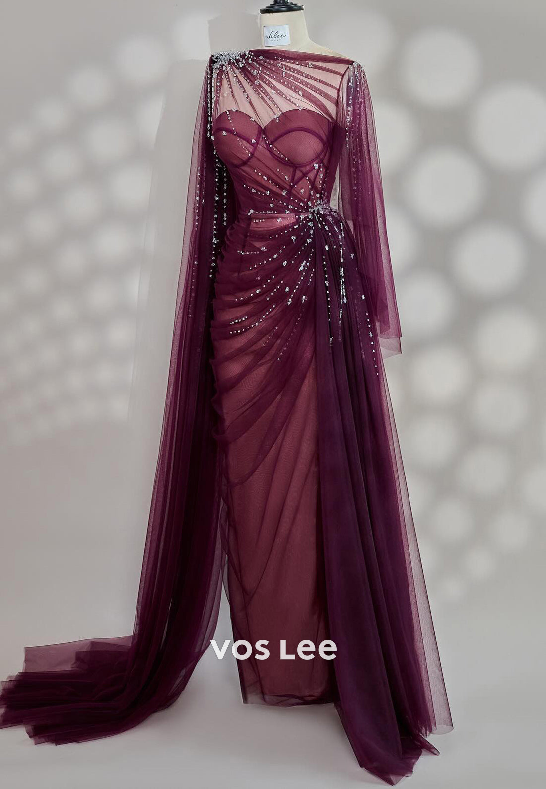 Glamorous & Dramatic Illusion Cutout Sweetheart Rhinestone Evening Dresses