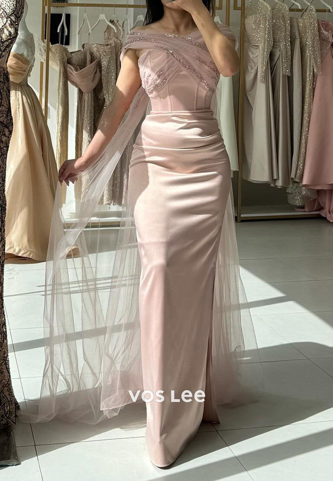Elegant & Luxurious Criss-Cross Straps Floor-Length Mermaid Evening Dresses