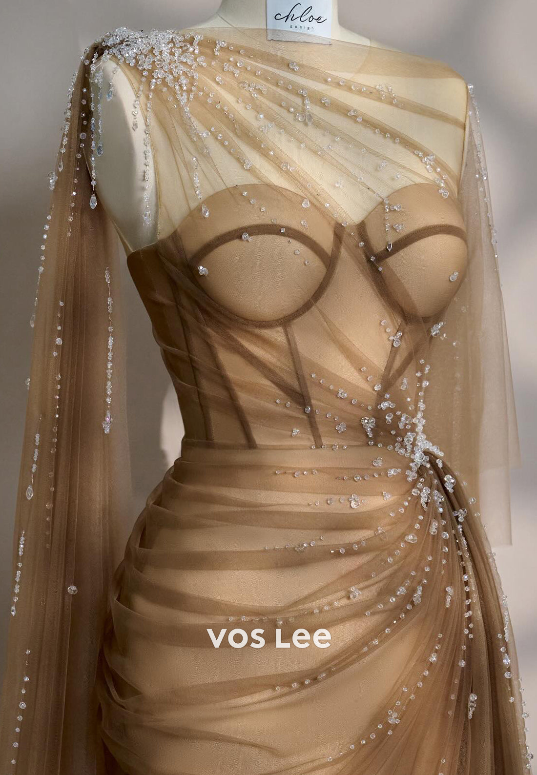 Glamorous & Dramatic Illusion Cutout Sweetheart Rhinestone Evening Dresses