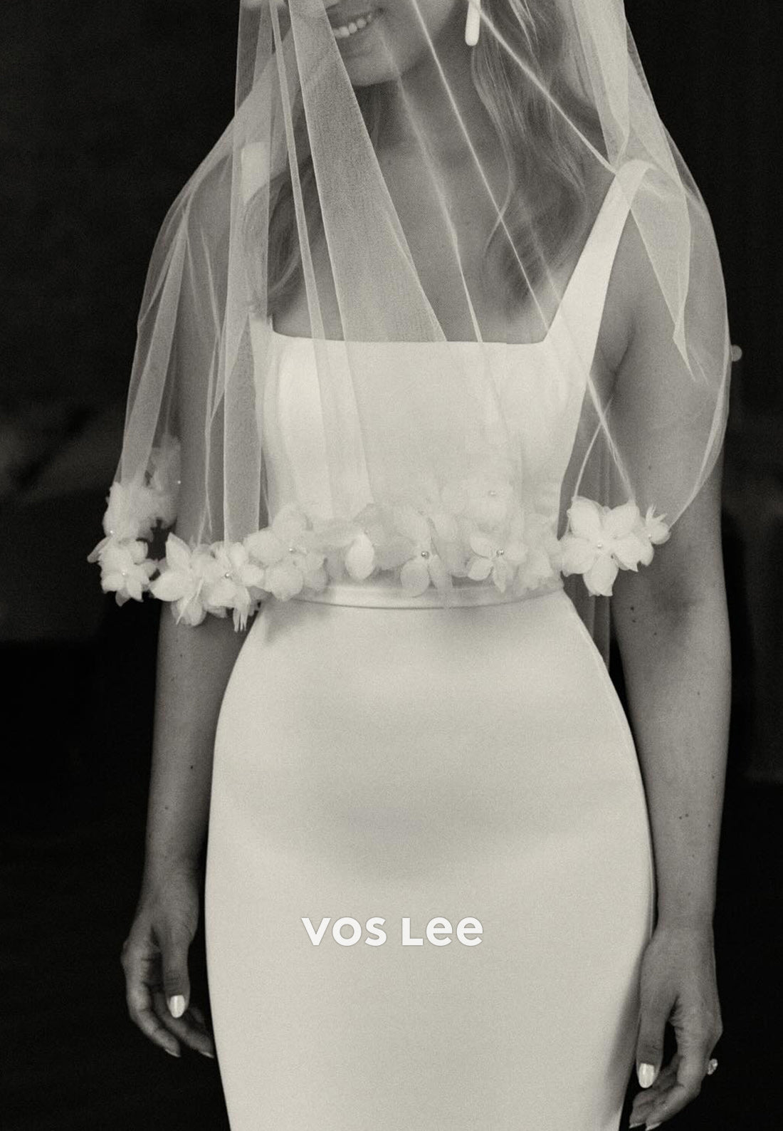 Glamorous & Dramatic Square Beach Mermaid Wedding Dresses with Sweep Train