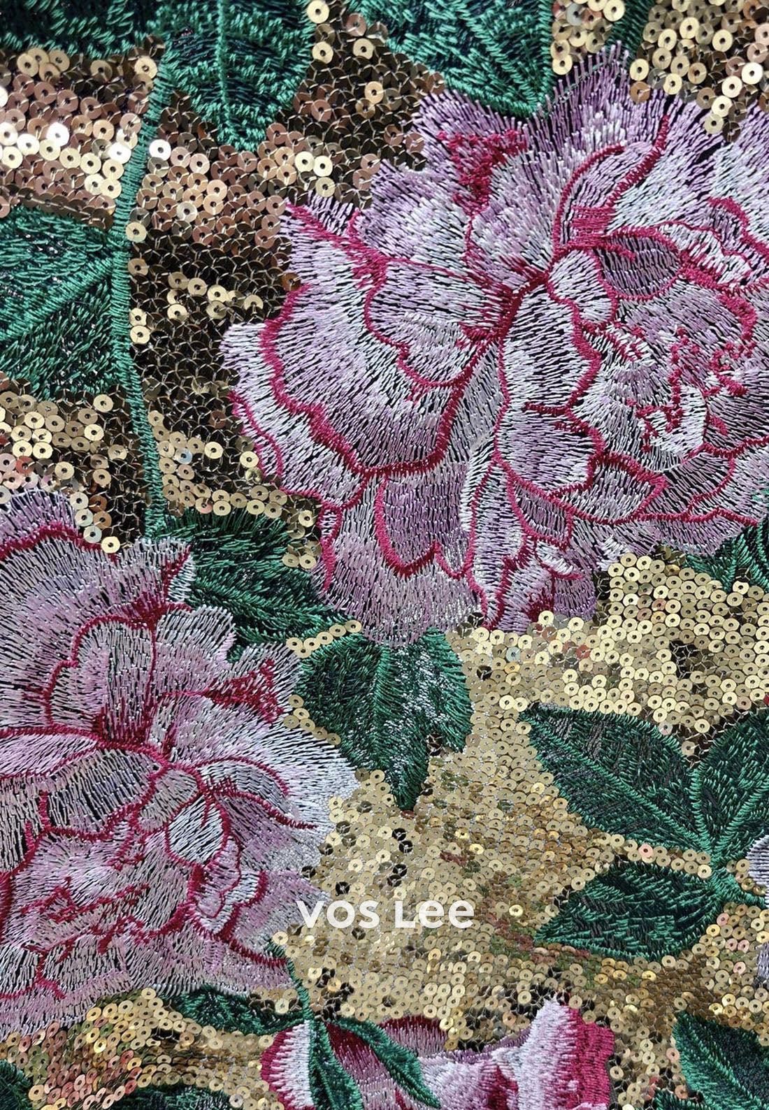 Beaded Sequin Flower Cap Sleeves Sheath Formal Gown Mother Dress