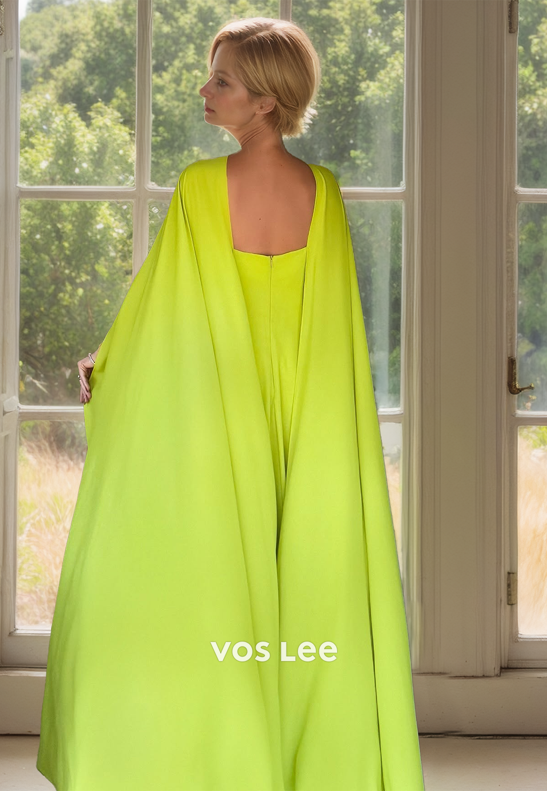 Modest Sheath Halter Back Zipper Dark Green Satin Mother of the Formal Dress