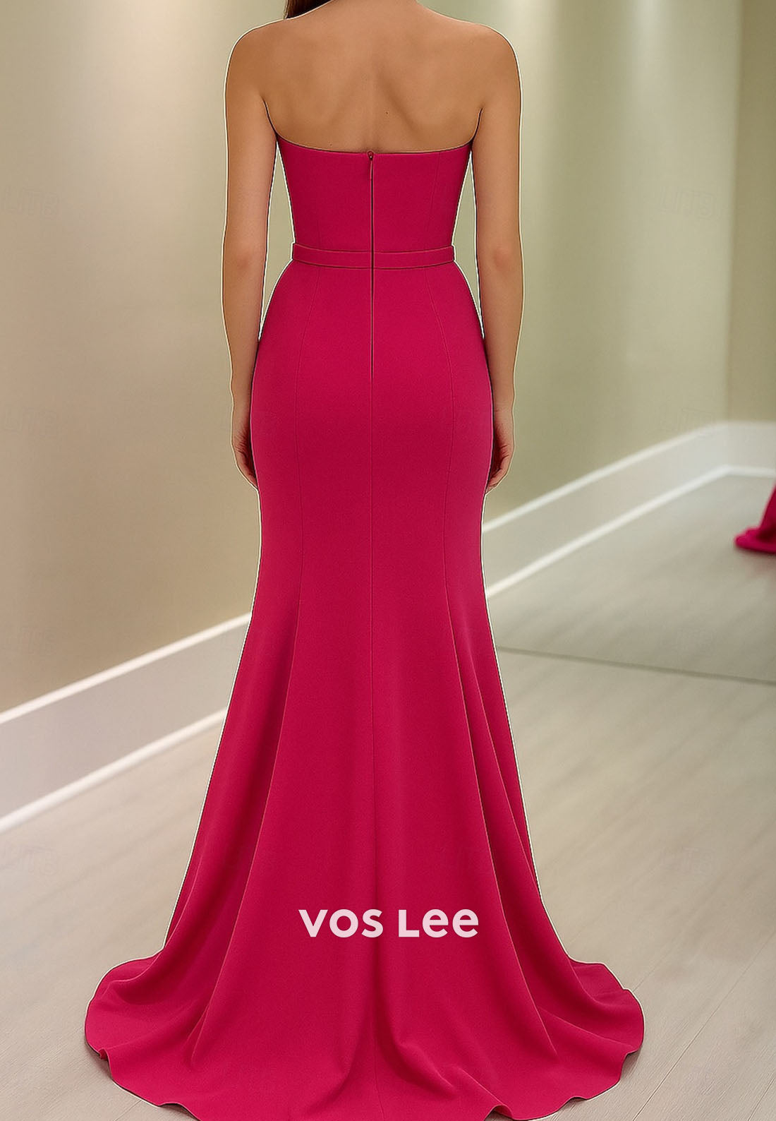 Capelet Mermaid Evening Gown – High Neck Formal Dress for Mother of the Bride