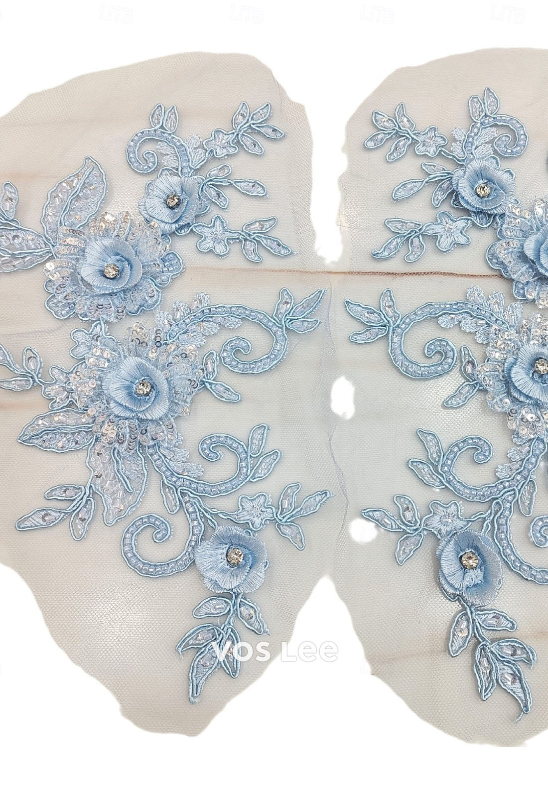 Dusty Blue Two-Piece Mother of the Bride Dress – Lace Appliqué Mermaid Gown with Capelet