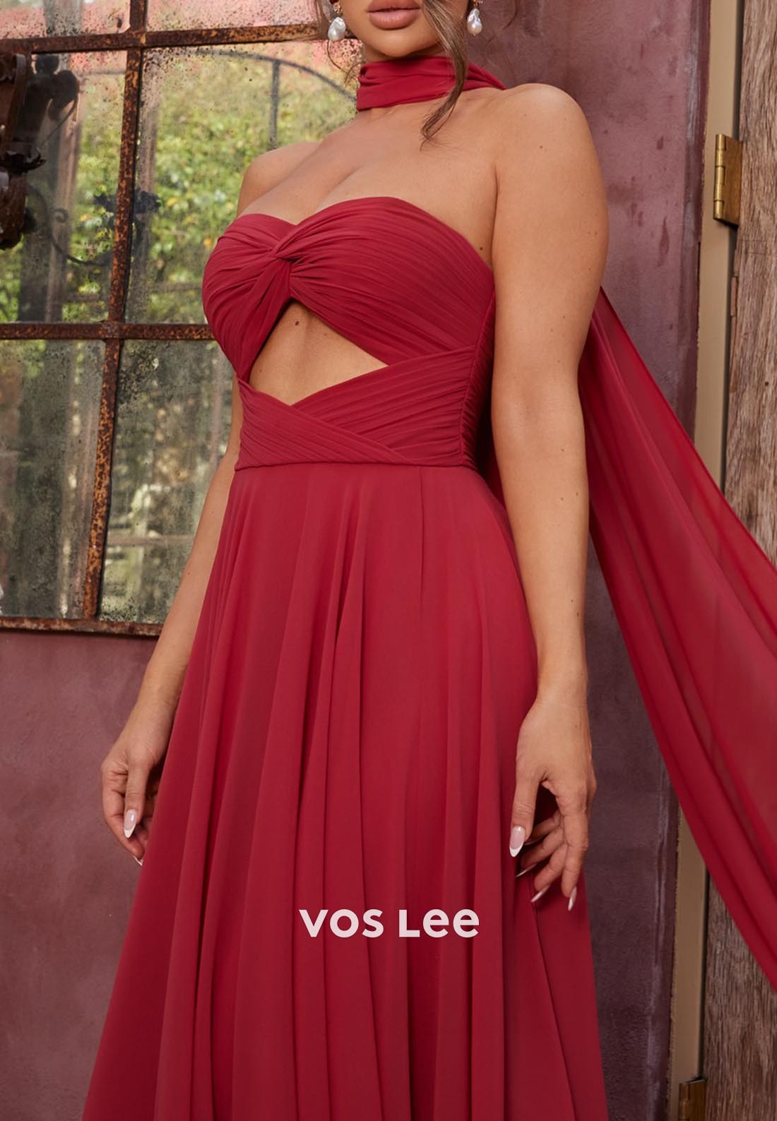 Simple & Casual A-Line Sweetheart Evening Formal Dresses with Brush Train