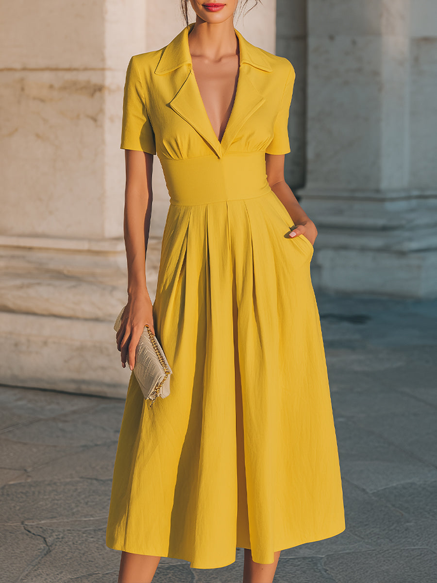 structured midi dress with sleeves UNDRESS TORI STRUCTURED MIDI DRESS IN BURGUNDY