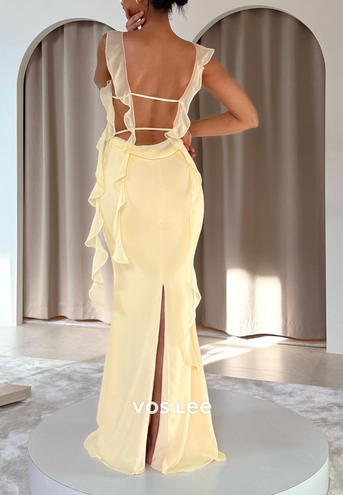 Elegant & Luxurious Sweetheart Ruched Spaghetti Straps Mermaid Prom Dresses Formal Dress