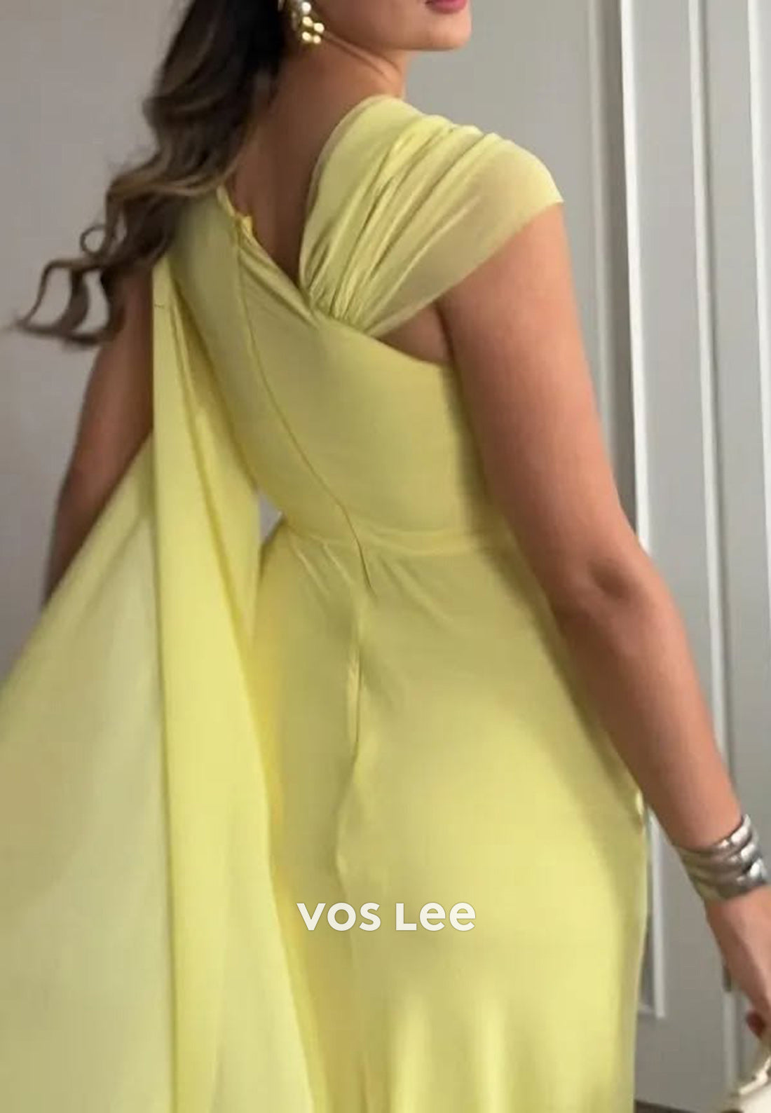 Gorgeous & Charming Ruched Mermaid Floor-Length Evening Dresses Party Dresses