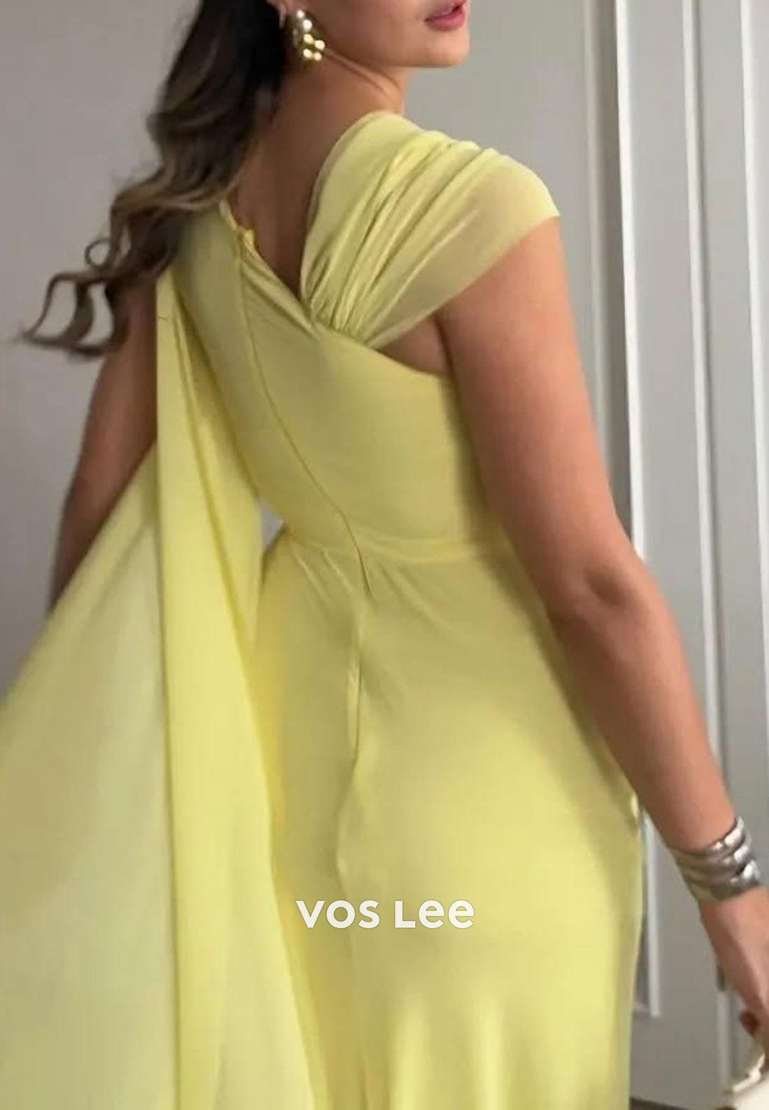 Gorgeous & Charming Ruched Mermaid Floor-Length Evening Dresses Party Dresses