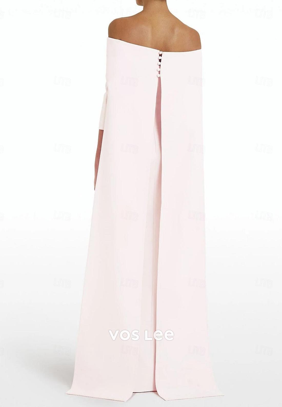 Couture & Ornate Long Sleeves Off-Shoulder Mermaid Evening Dress Formal Gowns
