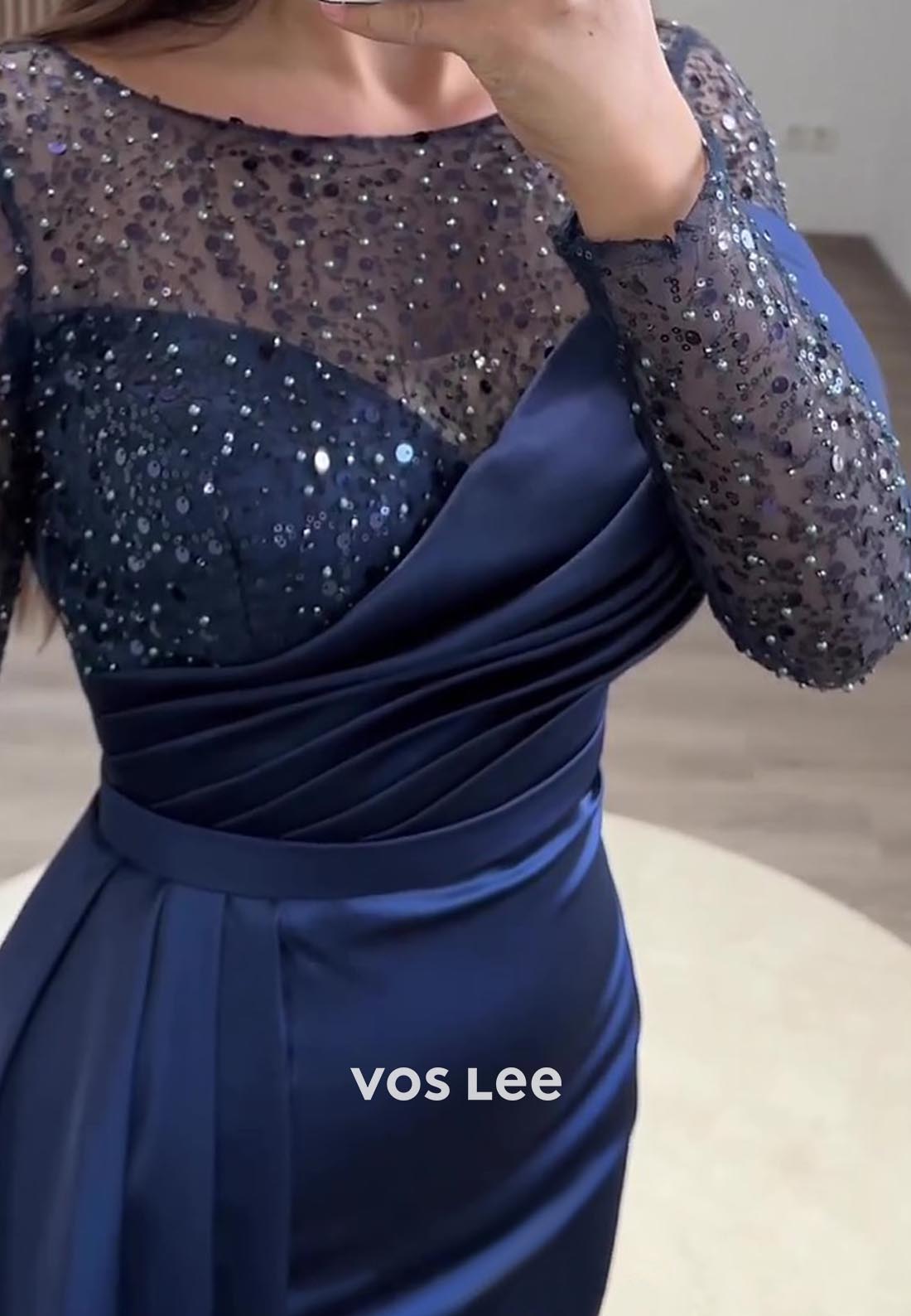 Chic & Modern Sweetheart Sequined Mother of Bride Evening Dress with Brush Train