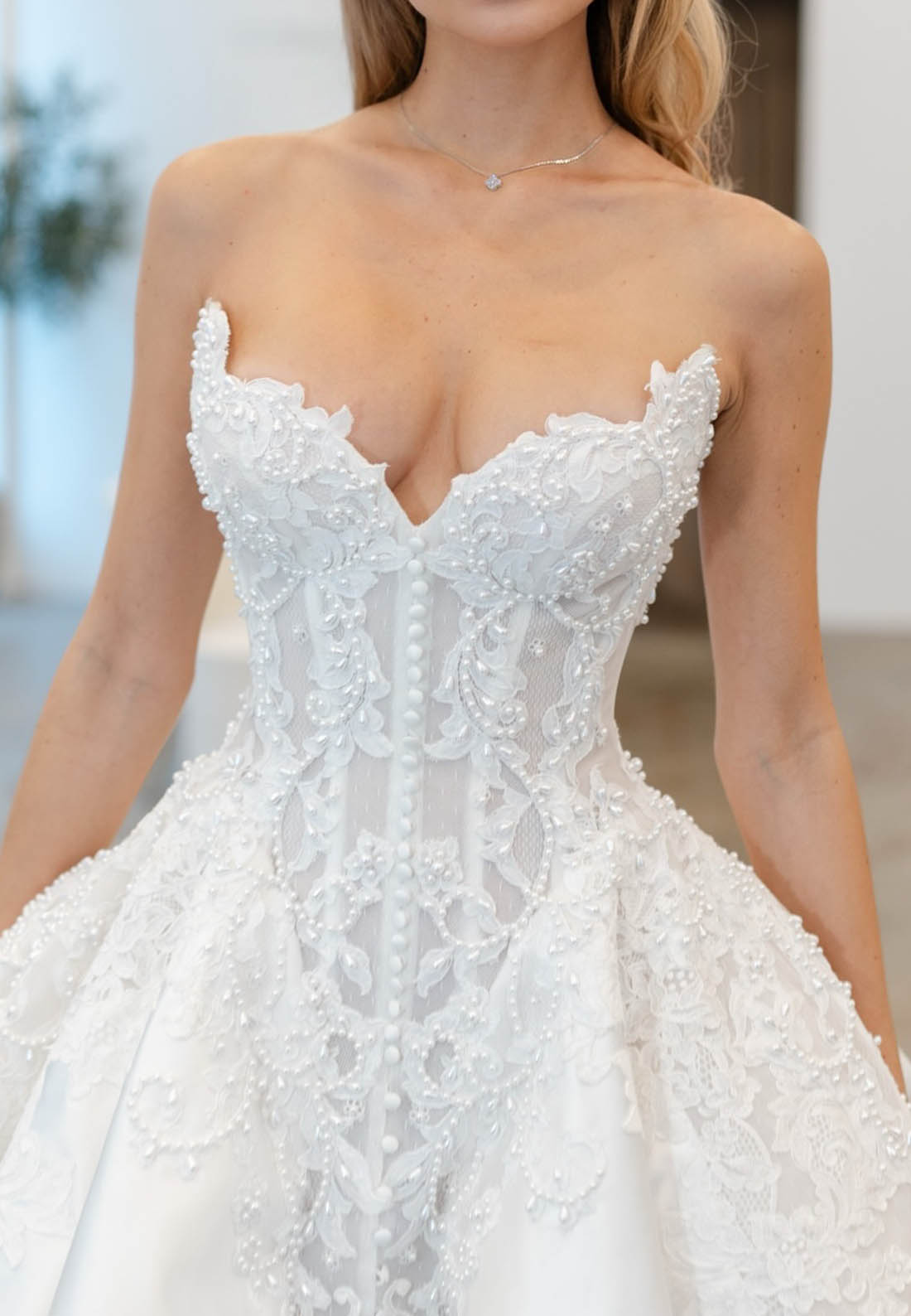 A-Line Sweetheart Slit Ruched Satin Wedding Dress