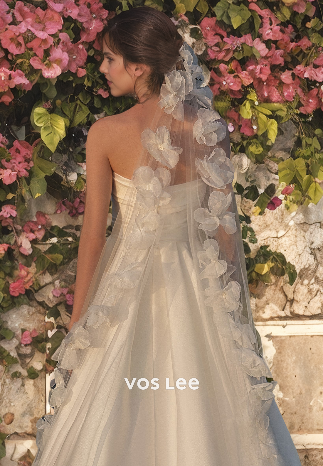 Princess Cathedral Train Square Pleated Satin Sheath/Column Strapless Wedding Dress