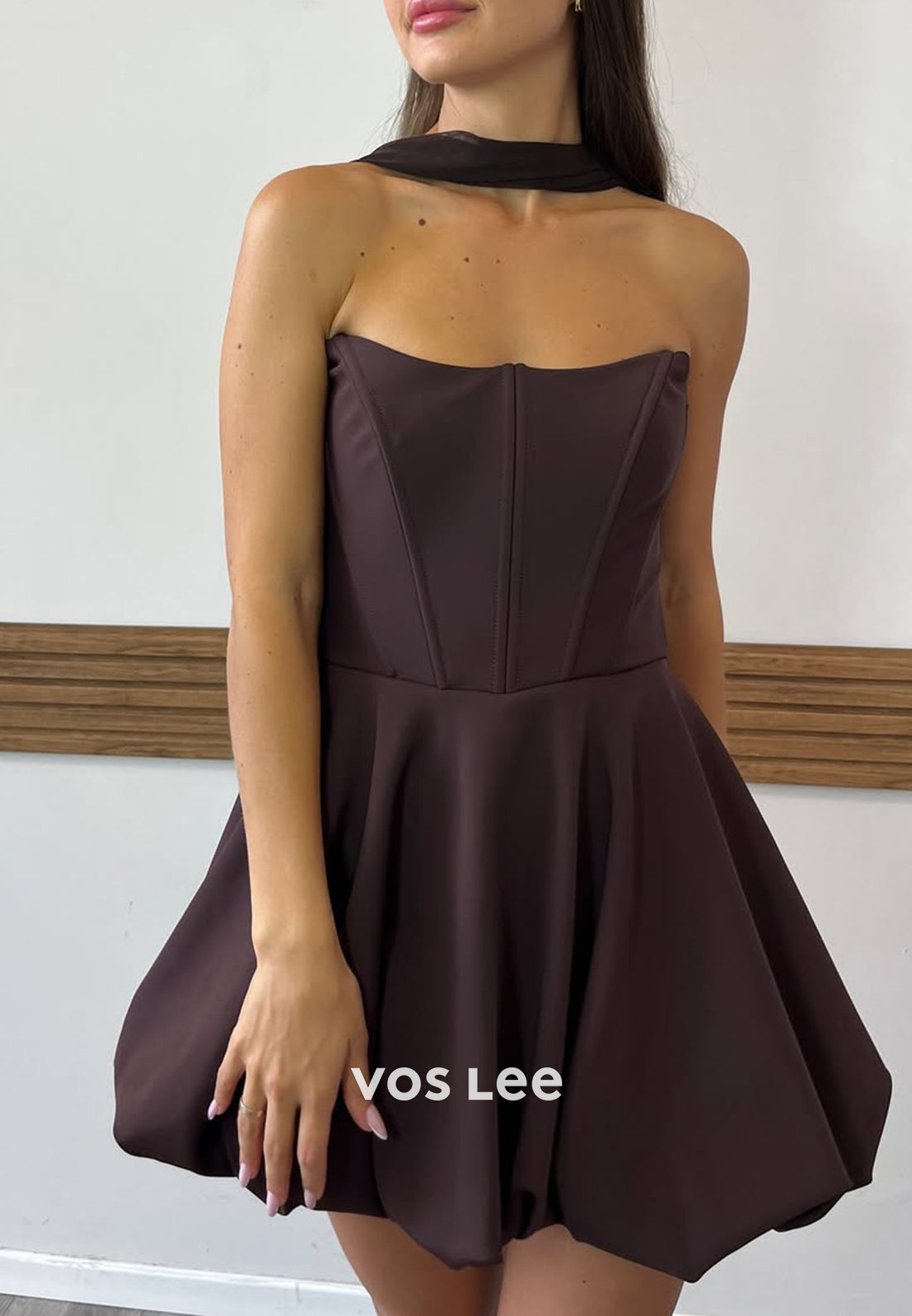 Gorgeous & Charming Strapless Ruched A-Line Homecoming Dresses