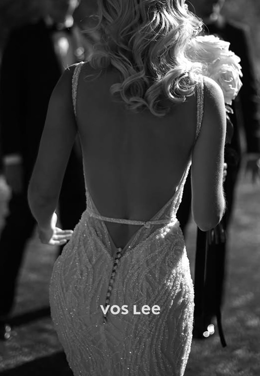 Sexy & Hot Spaghetti Straps Square Beach Mermaid Wedding Dresses with Sweep Train
