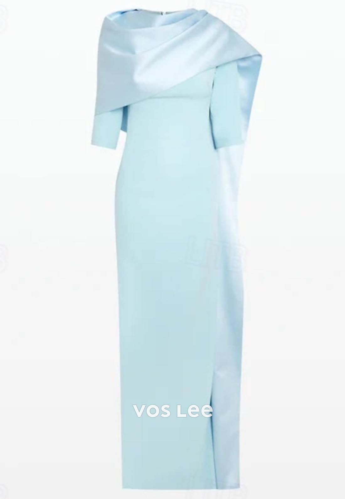 Gorgeous & Charming 3/4 Sleeves Mermaid Evening Dress Formal Gowns