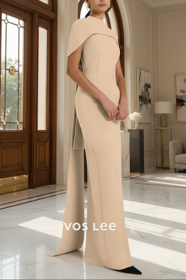 Elegant & Luxurious Mermaid Mother of Groom Evening Dress with Train