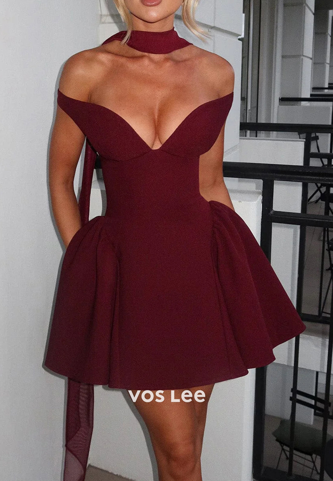Classic & Timeless A-Line Off the Shoulder Homecoming Dresses