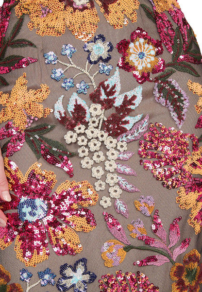 A-Line Sleeveless Strapless Appliques Evening Dress