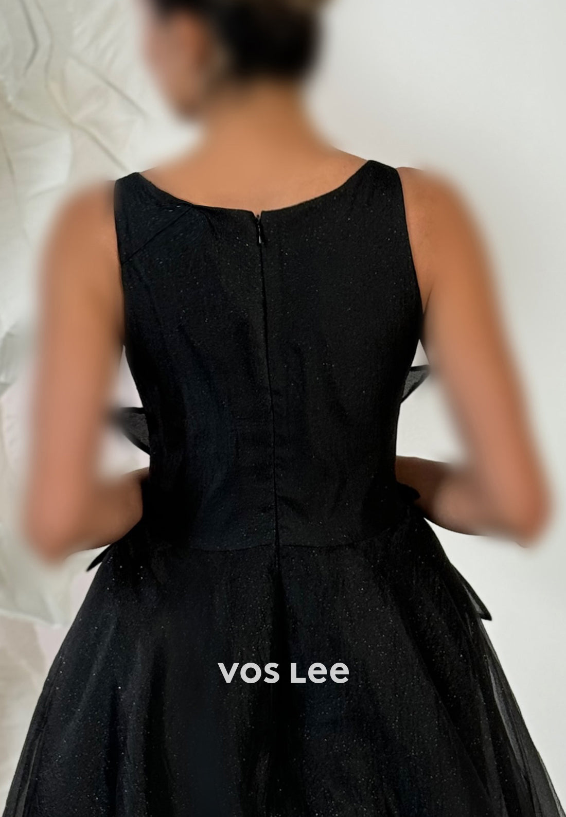 Classic & Timeless A-Line Illusion Neck Flowers Beading Long Prom Dresses with High Split