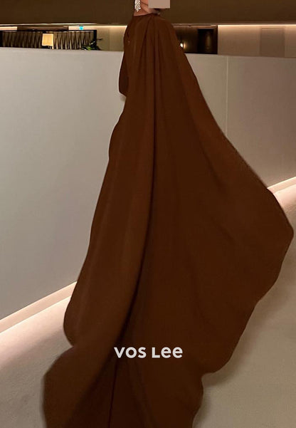 Sexy and Sleek Long Sleeve Scoop Floor-Length Mermaid Evening Dresses