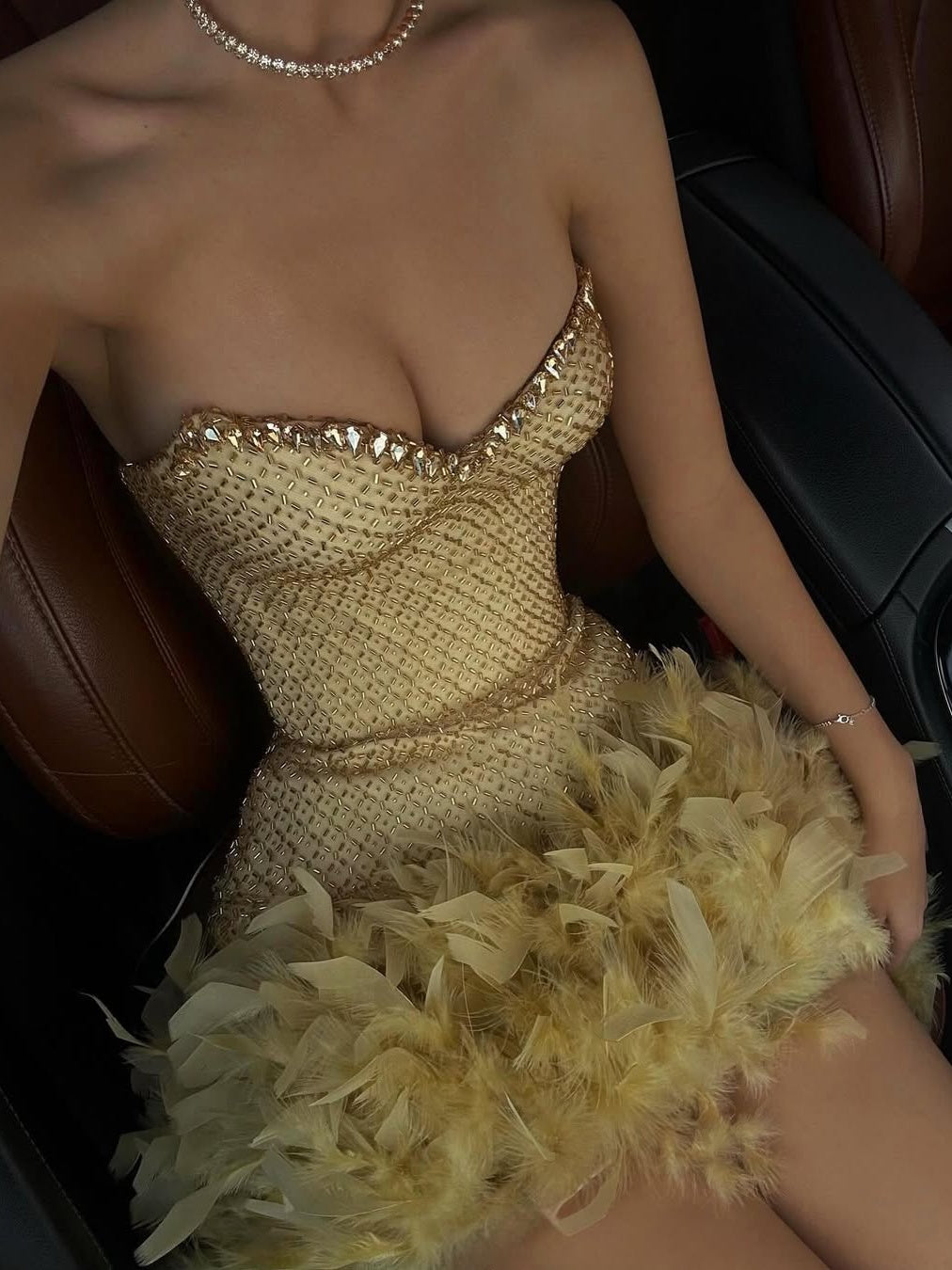 Bling Sheath Sweetheart Pink Short Homecoming Dress with Beading Feather