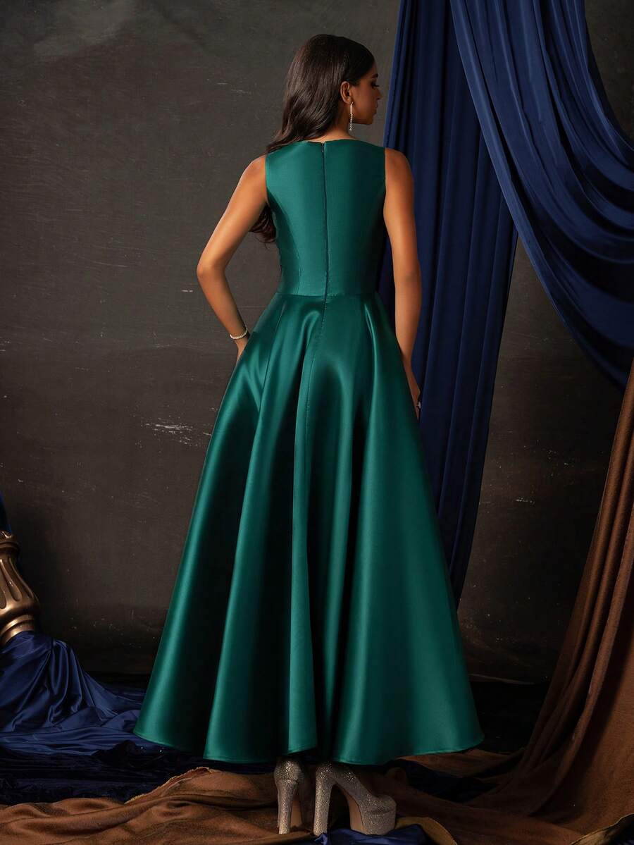 Smilprince Green Long Formal Dress
