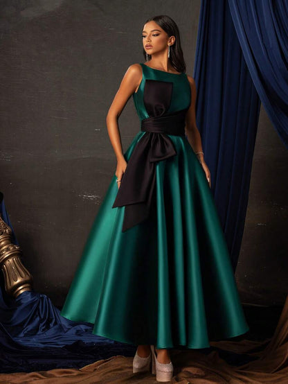 Smilprince Green Long Formal Dress