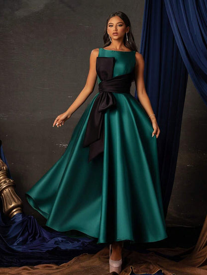 Smilprince Green Long Formal Dress