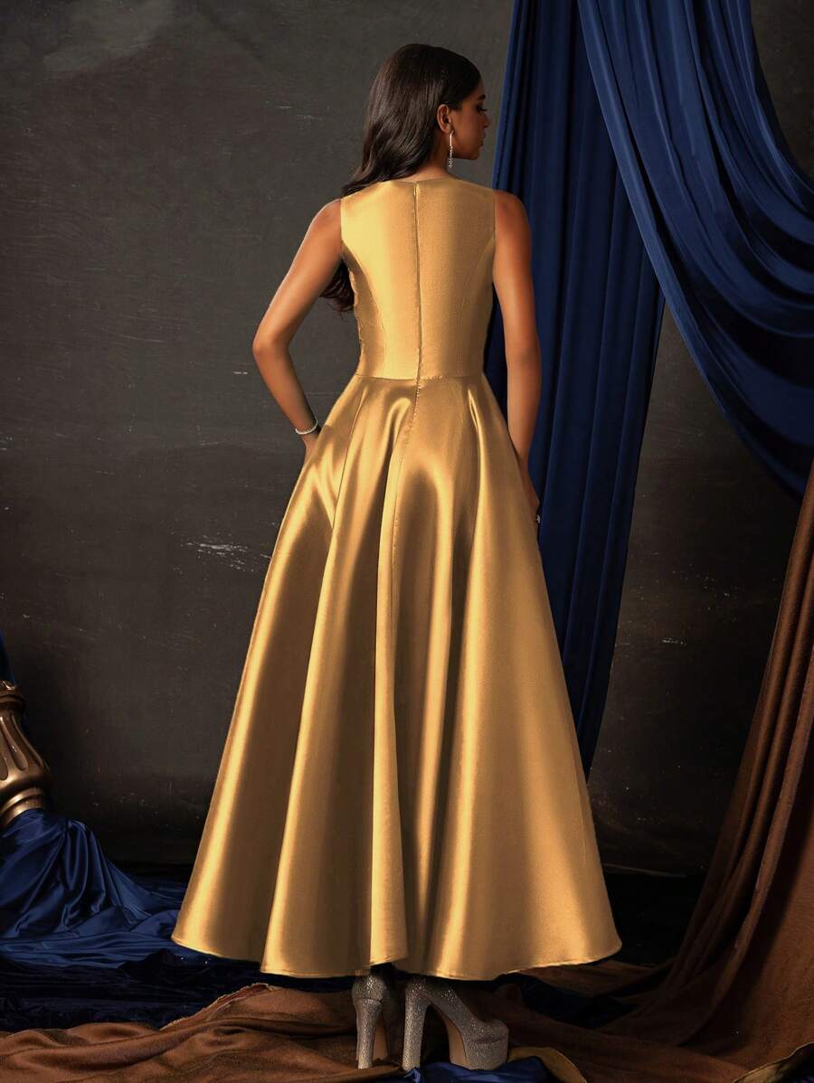 Smilprince Green Long Formal Dress