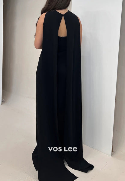 Gorgeous & Charming  Strapless Rhinestone Floor-Length Sheath Evening Dresses