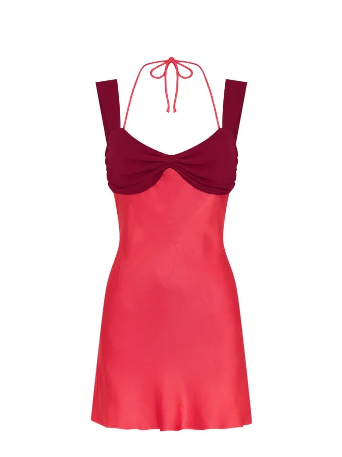 Stylish A Line Sweetheart Red Short Homecoming Dress with Criss Cross Back