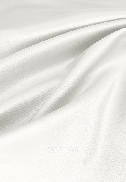Empire Waist Long Sleeve V Neck Appliqued Tea-Length Mermaid Mother of Bride Dresses