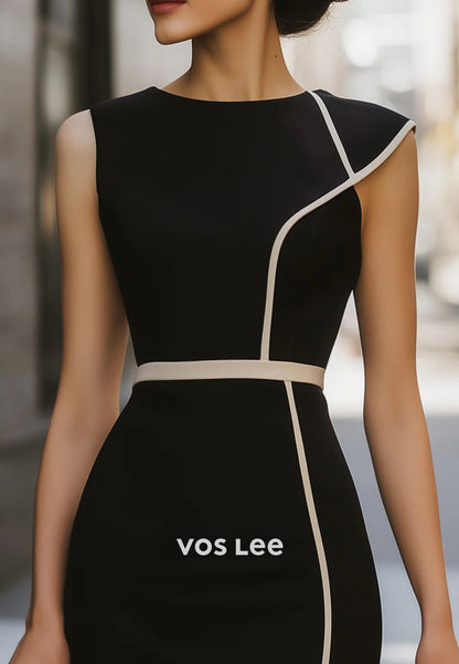Gorgeous & Charming Scoop Knee-Length Sheath Wedding Guest Dresses with Side Split