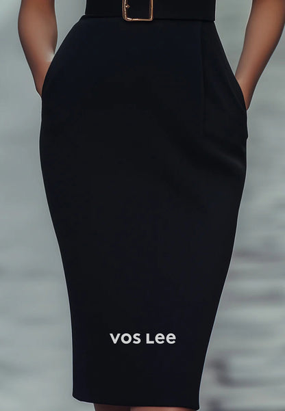 Couture & Ornate High Neck Knee-Length Mermaid Wedding Guest Dresses with Pockets