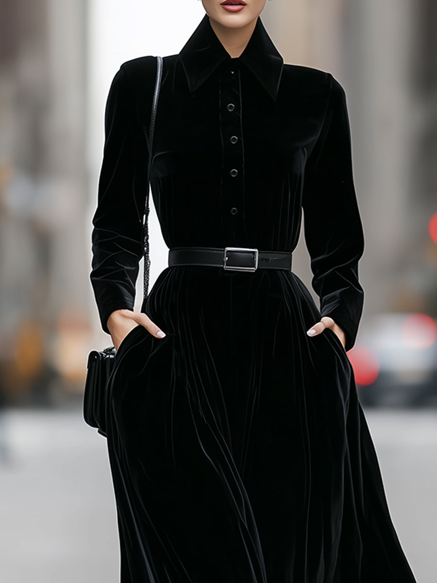 Black Velvet Maxi Dress: Timeless Elegance For Formal Occasions