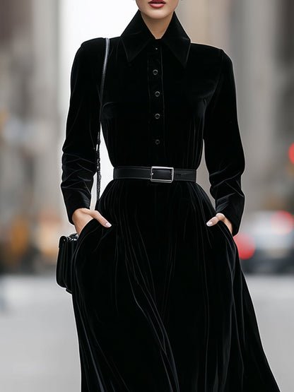 Black Velvet Maxi Dress: Timeless Elegance For Formal Occasions