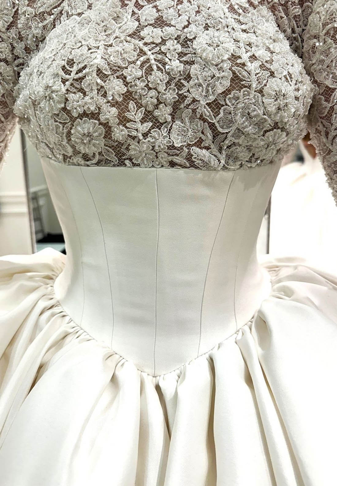 Charming Long Sleeves High Neck A-Line Wedding Dress