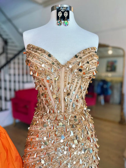 Sparkly Sheath Sweetheart Peacock Blue Short Homecoming Dress with Sequins