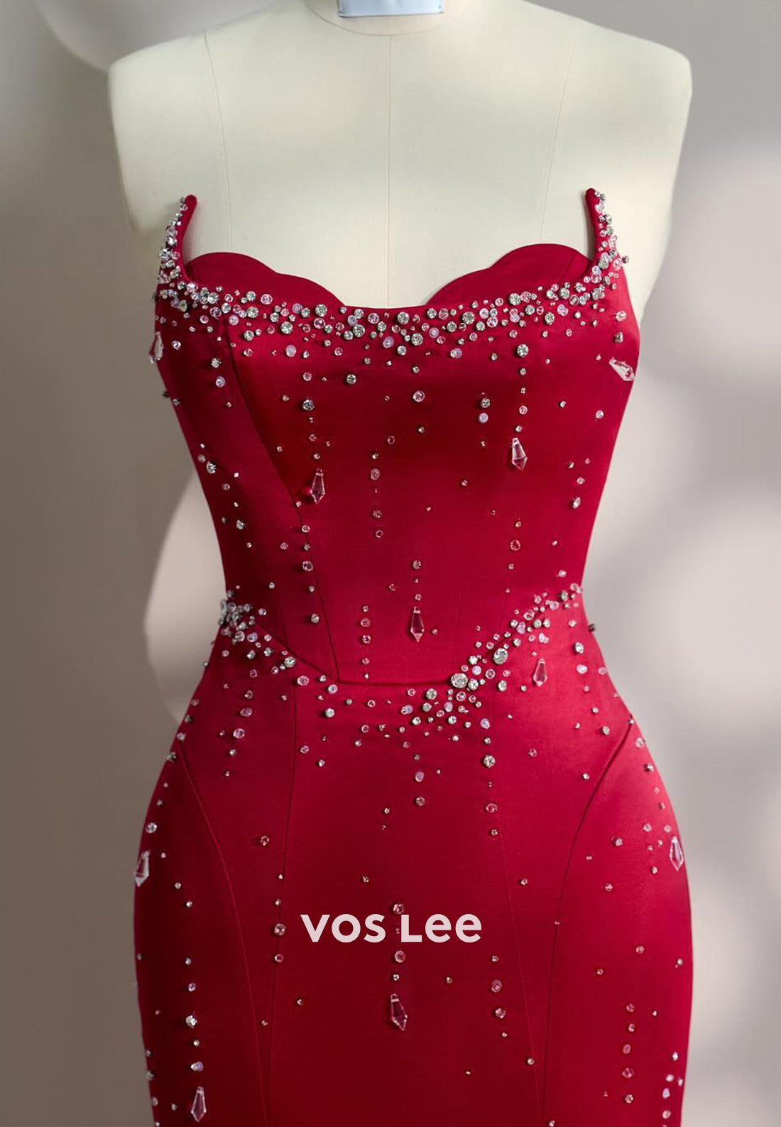 Sparkle & Shine Tube Top Sweetheart Ruched Mermaid Long Evening Dresses