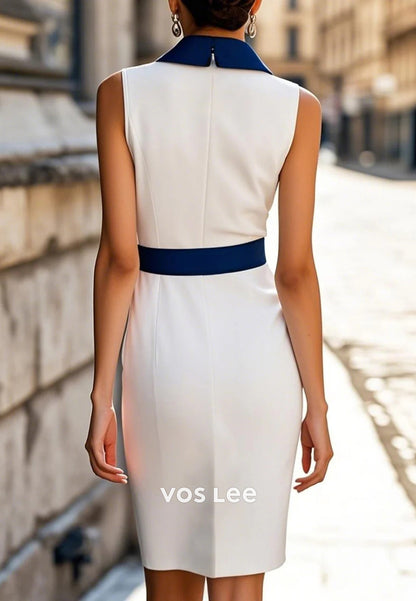 Gorgeous & Charming Knee-Length Ruched Mermaid Wedding Guest Dresses Party Dresses